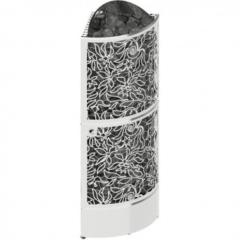 Электрическая печь SAWO DRAGONFIRE HEATER KING DRFT6-90NS-CNR-P-C (9 кВт, выносной пульт, угловая, нержавейка)